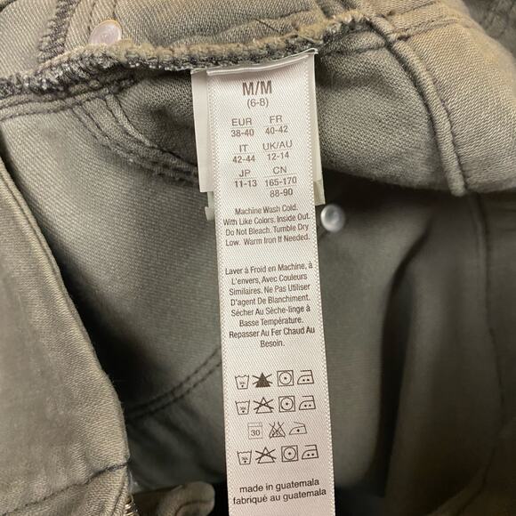 Spanx 2066 Solace Gunmetal Gray Pull On Jeggings Size Medium - Picture 7 of 9